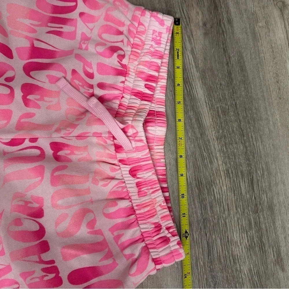 Justice Girls Pink Graphic Fleece Hoodie and Pants Sizes XL
